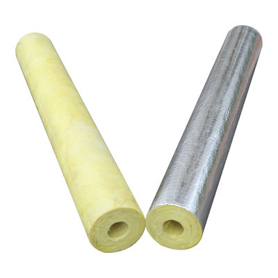 Glass Wool Tube Insulation With Aluminum Foil Facing High-quality Wholesale Resistance for HVAC and Industrial Piping Systems