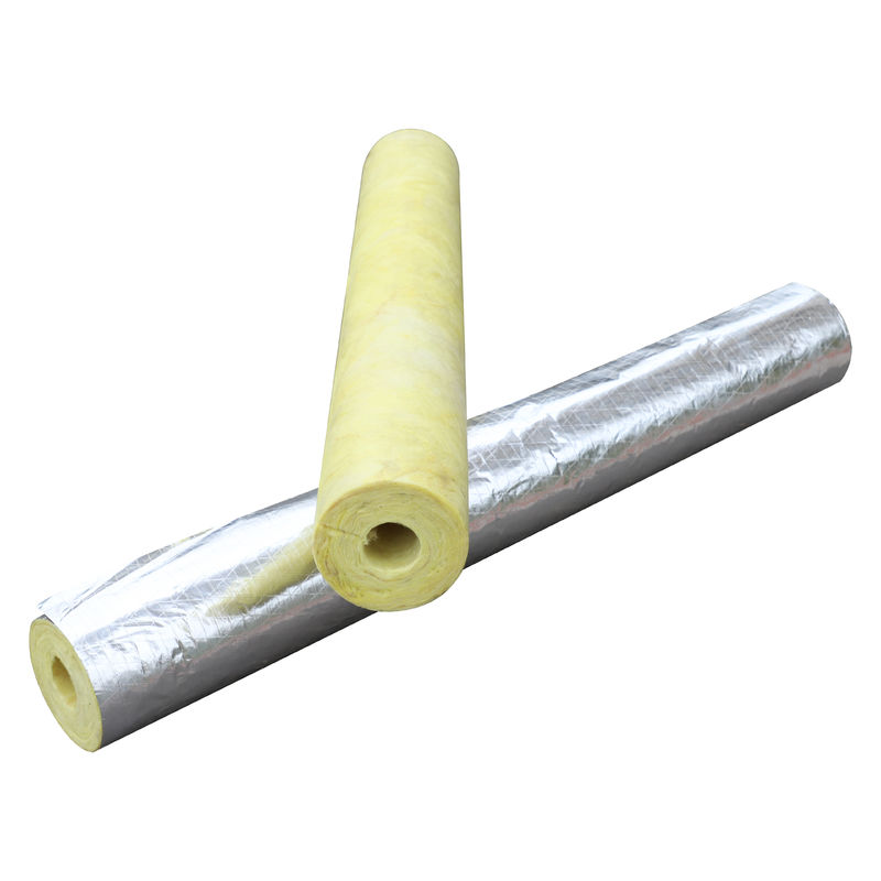 High-quality Wholesale Resistance Glass Wool Tube With Aluminum Foil Facing for HVAC and Industrial Piping Systems