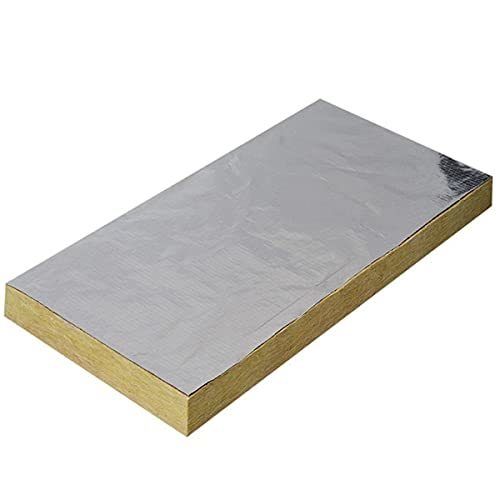 Aluminum Foil Faced Rock Wool Board - High-Efficiency Thermal & Acoustic Insulation for Walls and Ducts