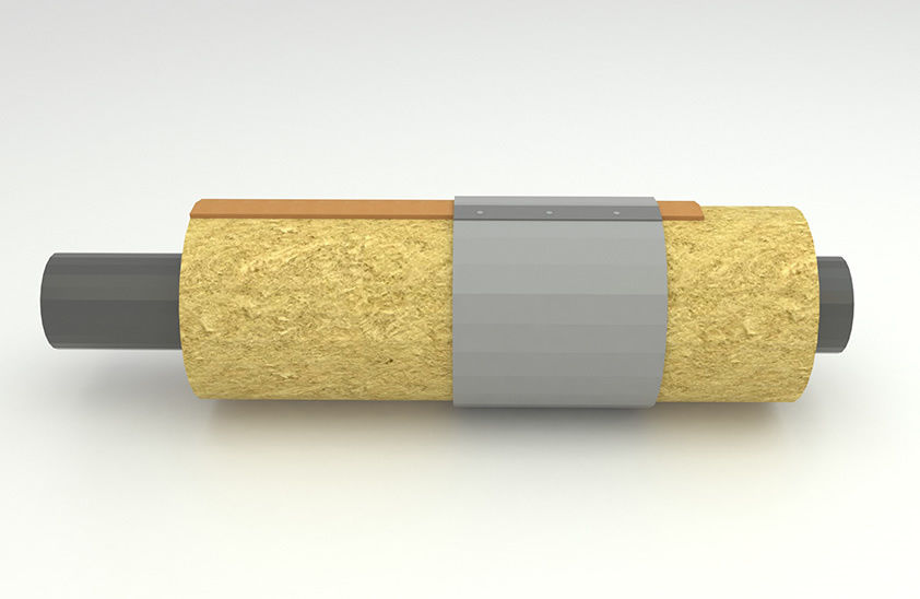 Non Conductive Heat Resistant Materials Bare Mineralwool Hot Water Pipe Insulation for HVAC System