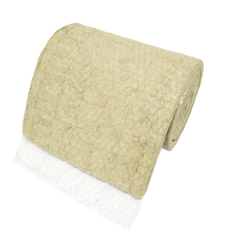 Double-Sided Wire Mesh Rock Wool Blanket for High-Temp Gaskets & Seals